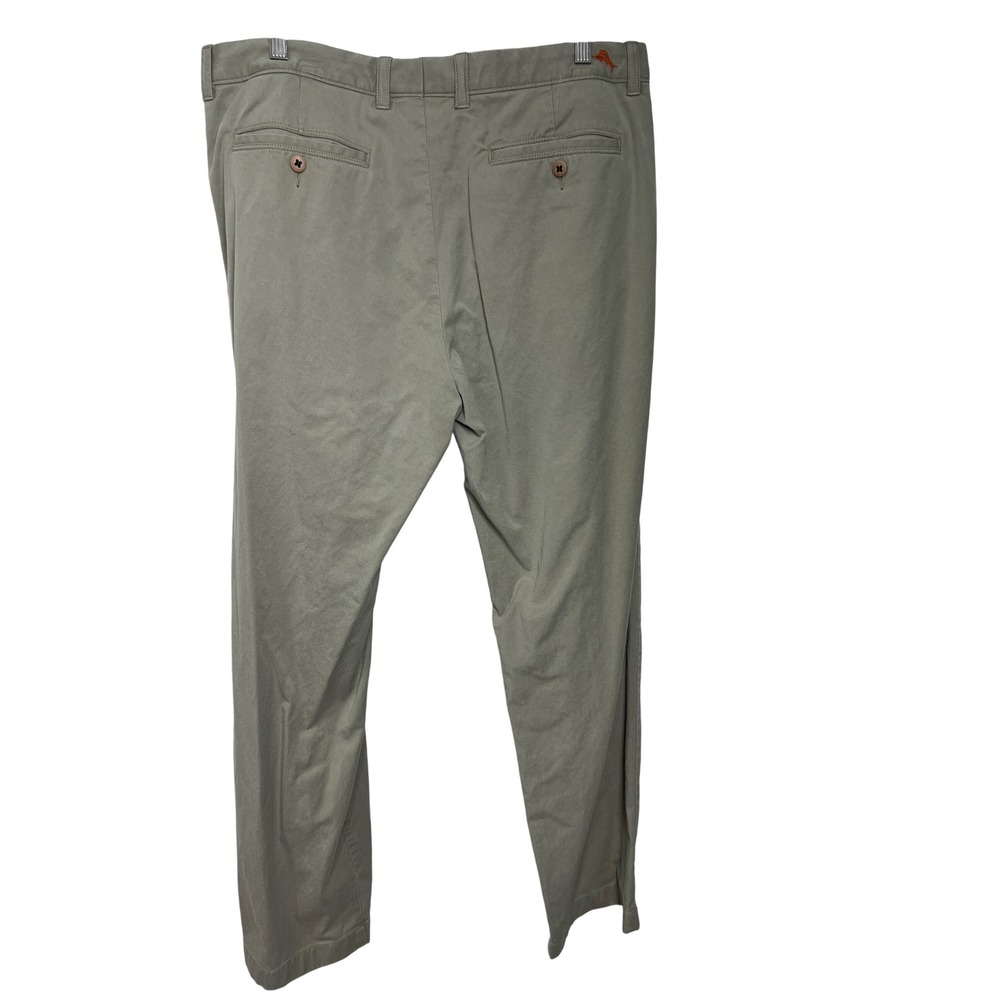 Tommy Bahama Mens Khaki Chino Pants Khaki Tan Straight Fit Size 35x32 Tencel G23 - Picture 2 of 16
